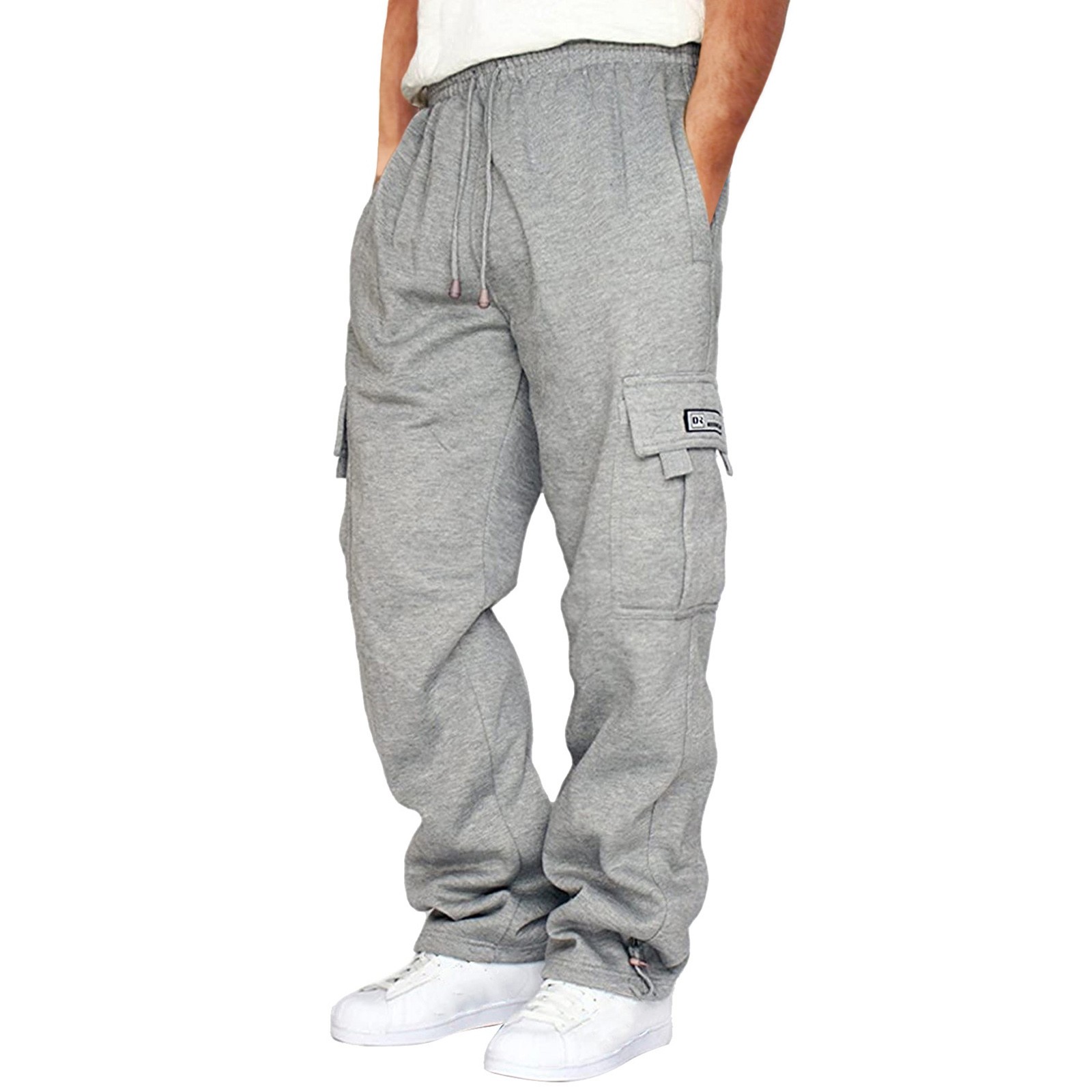 thumbnail image 2 of WILLBEST Pantalones Casuales elegantes para Mujer, Holgados y Rectos, para Uso Diario, con Cintura Elástica Cómoda para Primavera y Verano. Extra Grande, 2 of 2